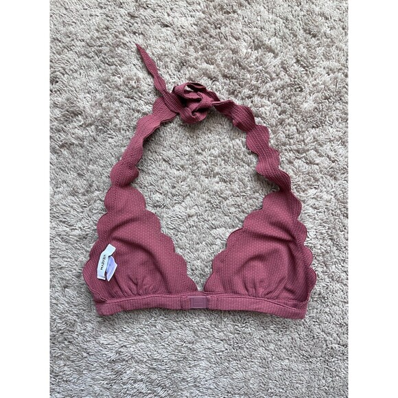 Marysia Swim Signature Spring Bikini Top in Antelope (Dusty Rose) Size SMALL - Picture 3 of 6